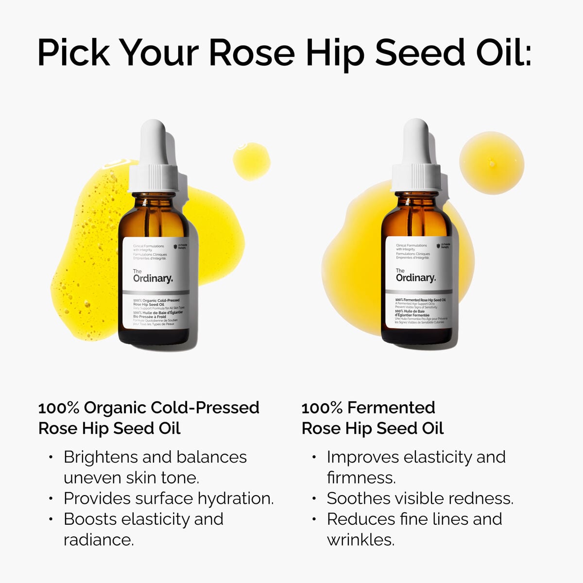 100% Organic Cold-Pressed Rose Hip Seed Oil - Bright Scent