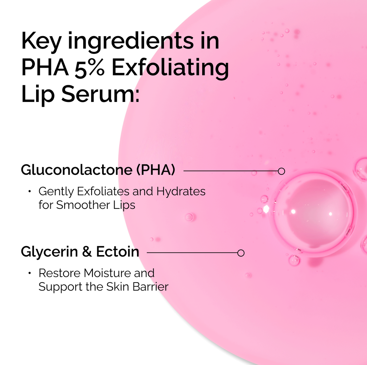 PHA 5% Exfoliating Lip Serum - Daily Glow