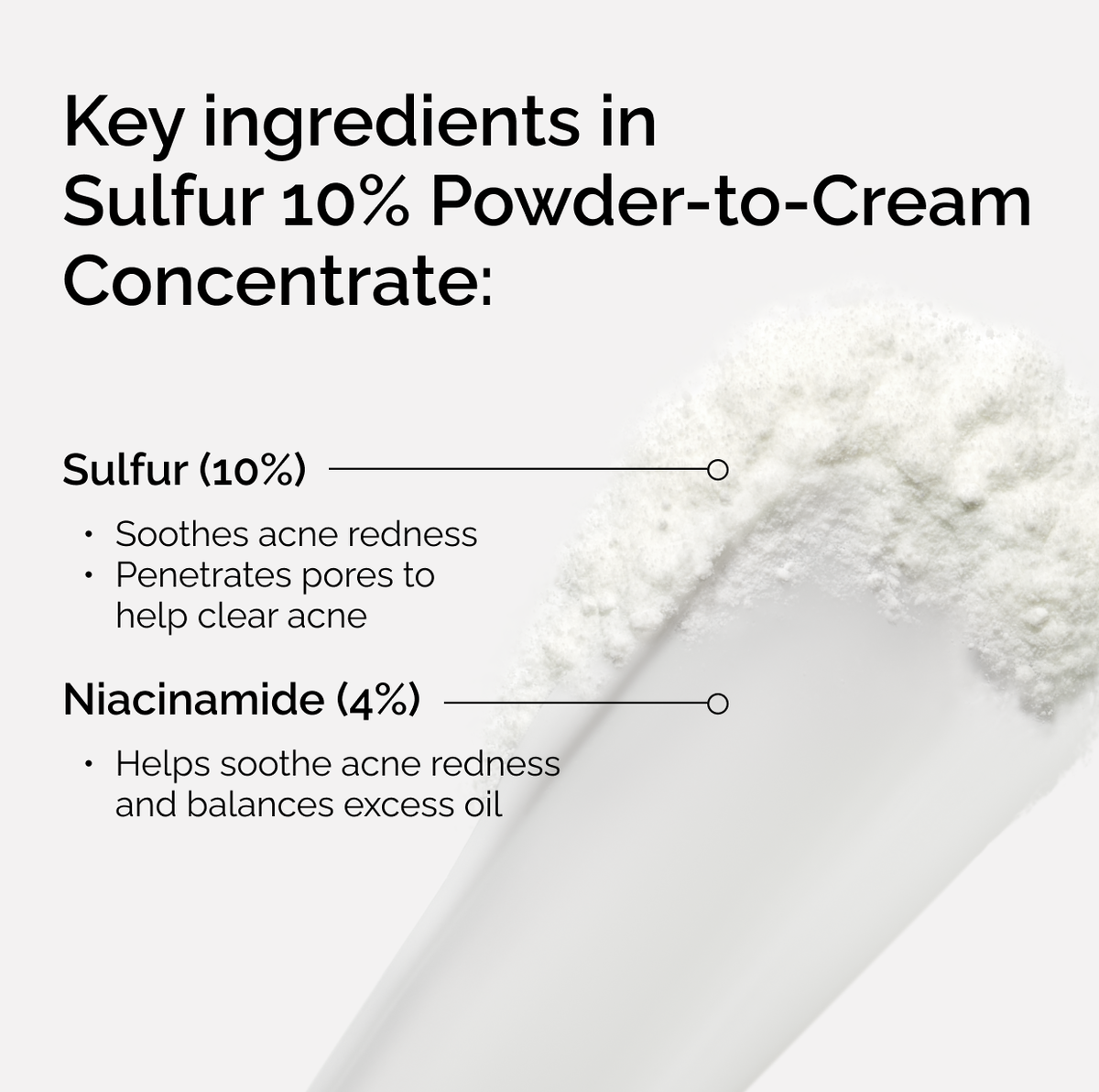 Sulfur 10% Powder-to-Cream Concentrate - Bright Finish