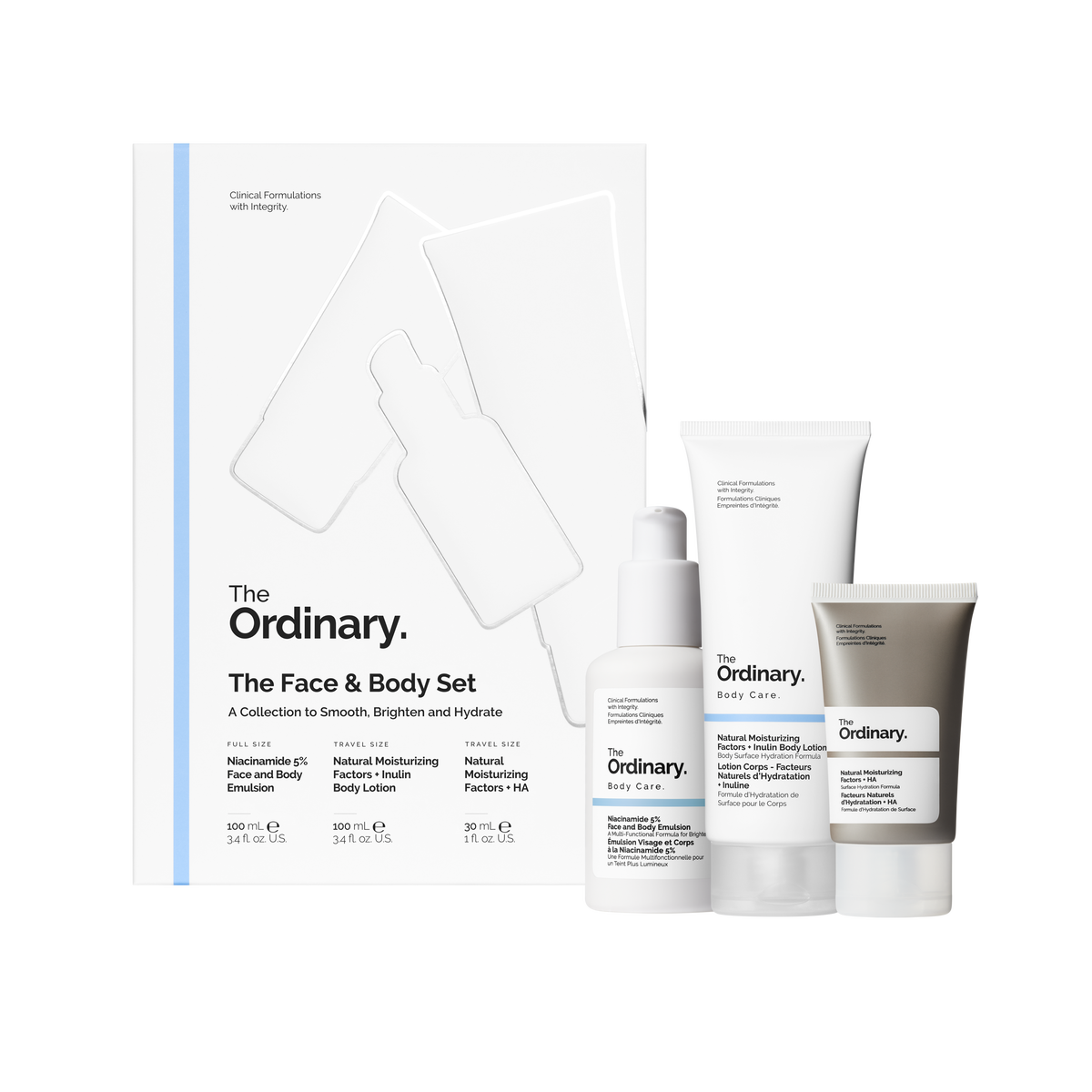The Face & Body Set - Travel Edit
