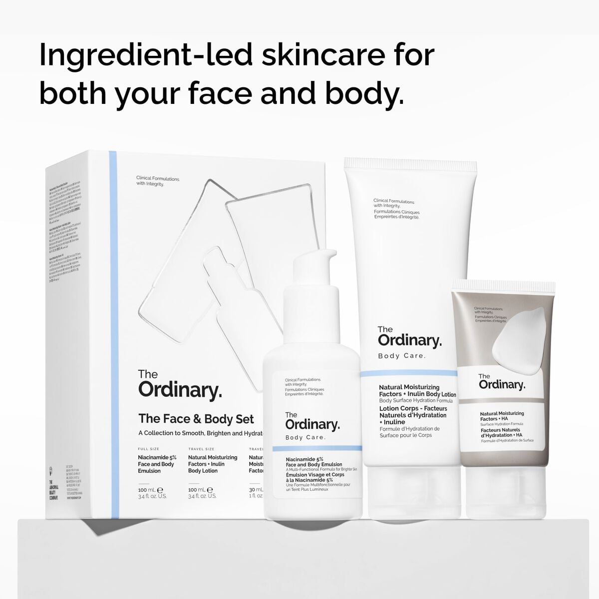 The Face & Body Set - Travel Edit